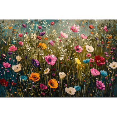 Wild Flowers Acrylic Canvas